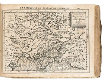 (ATLAS MINOR.) Gerard Mercator; and Jodocus Hondius. Atlas sive Cosmographicae Meditationes de Fabrica Mundi et Fabricati Figura.